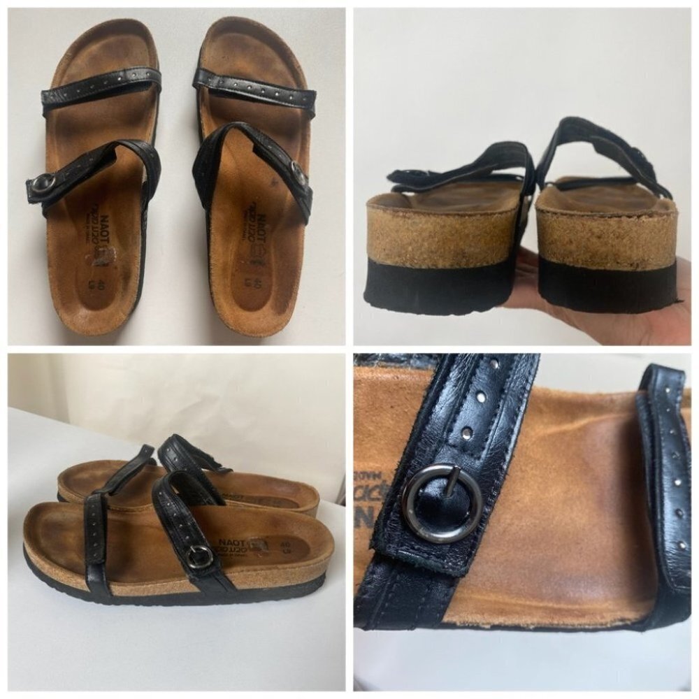 NAOT | Israel Sandals Slip‎ On Jeweled adjustable strap